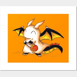 Trick or Treat Dragon Posters and Art